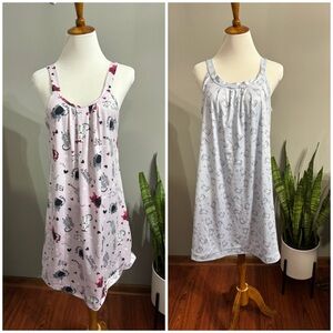 Women’s Cat Print Pajama Set – Pink and Blue
Size: M